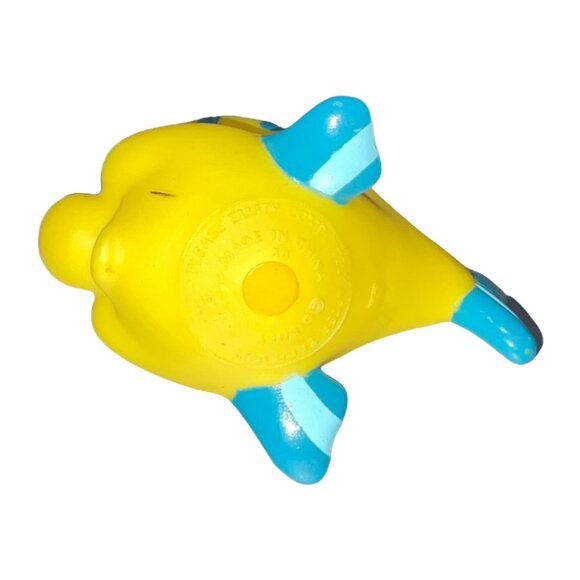 Disney Flounder Yellow & Blue Plastic Collectible Toy Figurine 0.5 Oz - Picture 5 of 6